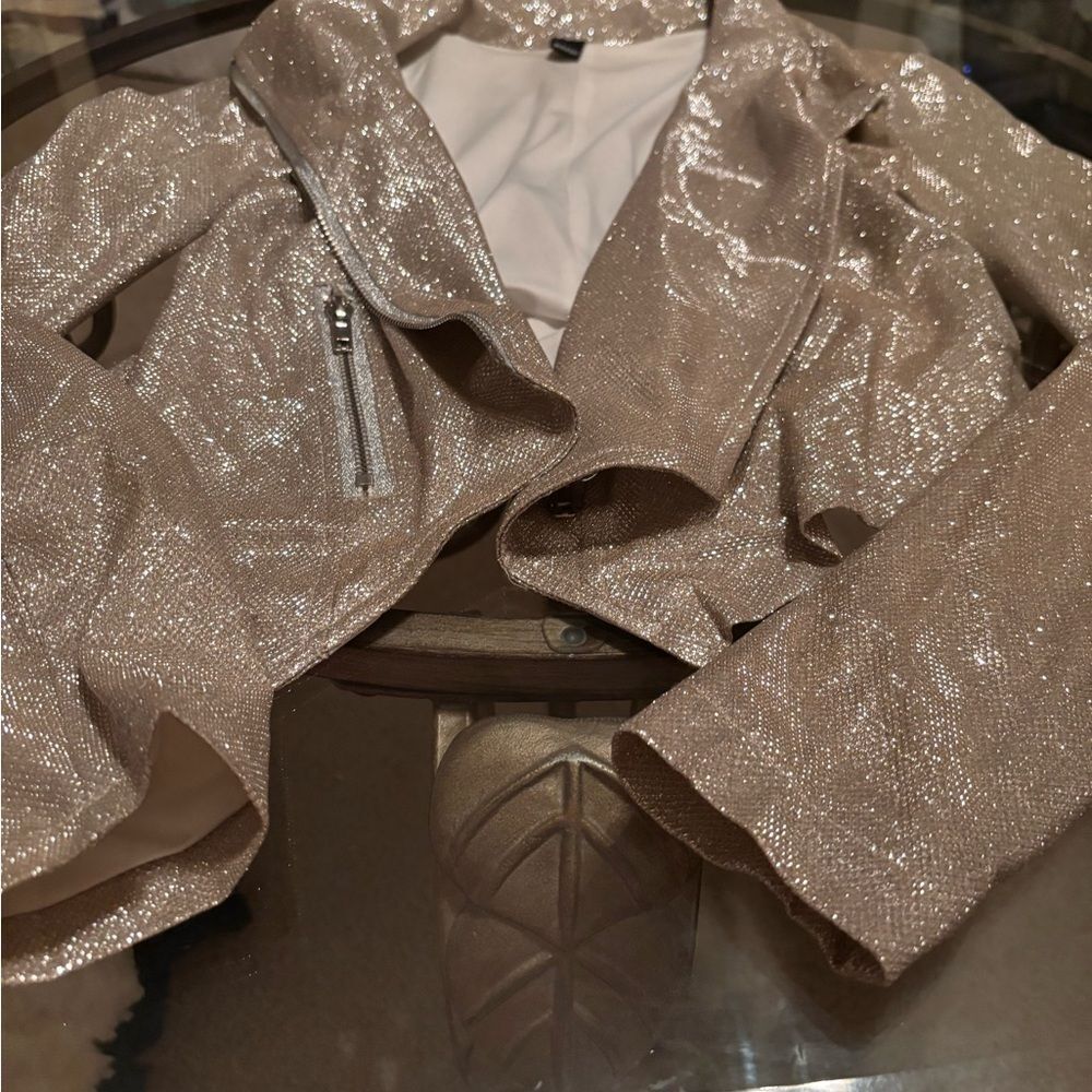 Windsor Silver Blazer with Shimmering Finish